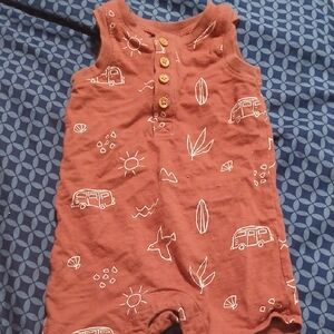 Baby Sleeveless Romper with Fun Prints